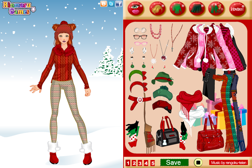 Cozy Christmas Dress Up Game