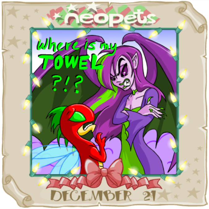 Neopets Advent Calendar 2003: Day 21