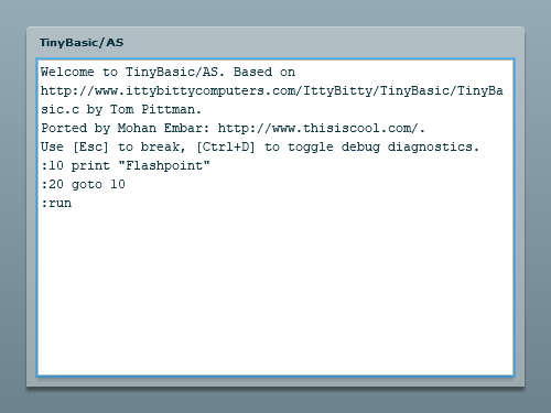 TinyBasic/AS