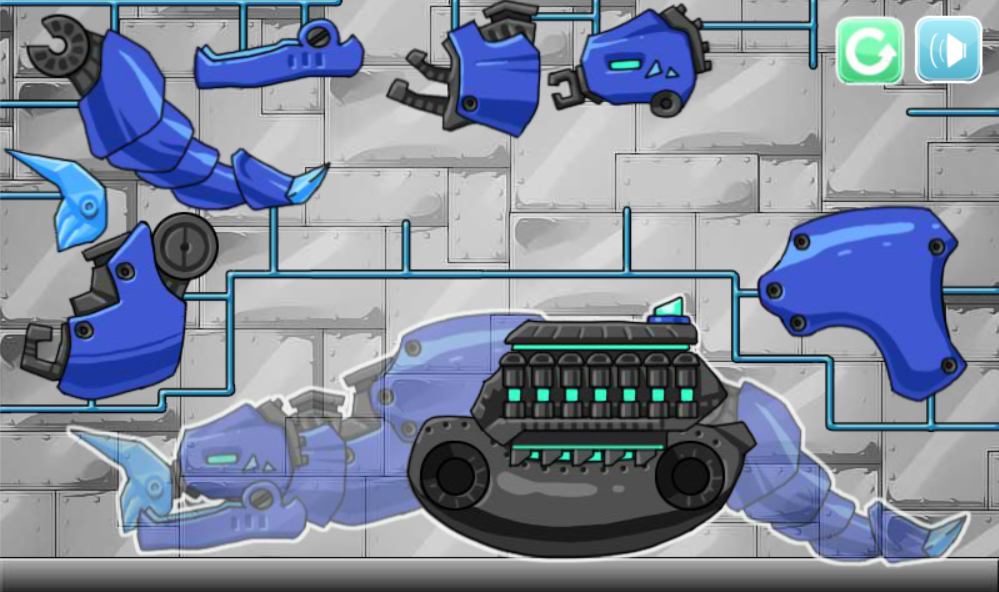 Combine! Dino Robot - Tricera Blue