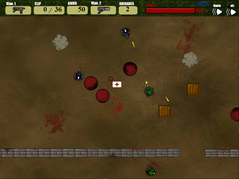 Green Skinned Soldier