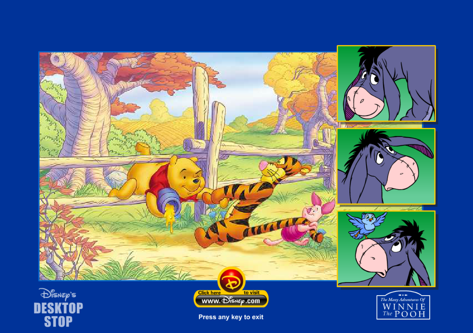 The Many Adventures of Winnie the Pooh Screensaver