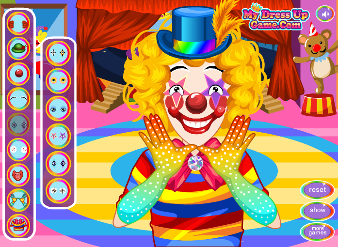 Comical Clown Make Up