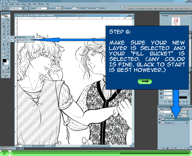 FLASH TUTORIAL: How to Color Lineart in Adobe Photoshop CS
