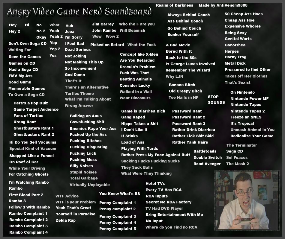 AVGN Soundboard