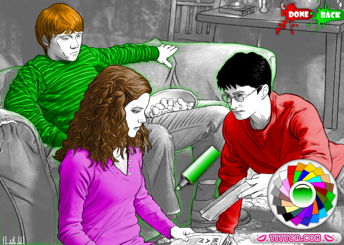 Harry Potter Online Coloring 2