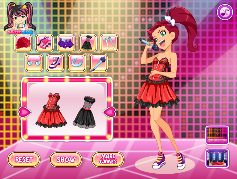 LoliRock Auriana Dress Up Game