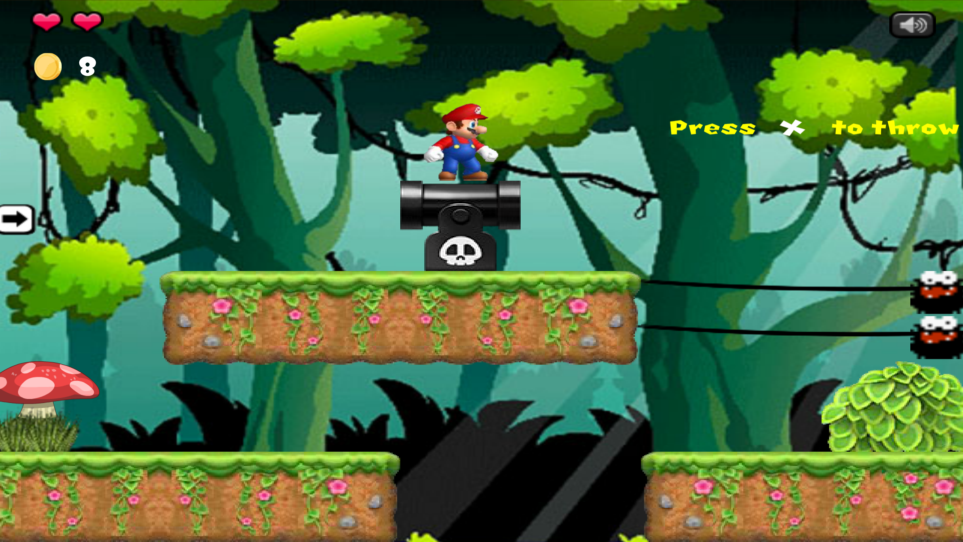 Mario Lost in Jungle