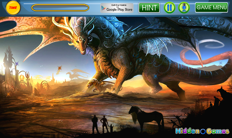 Fantasy Dragon Hidden Stars