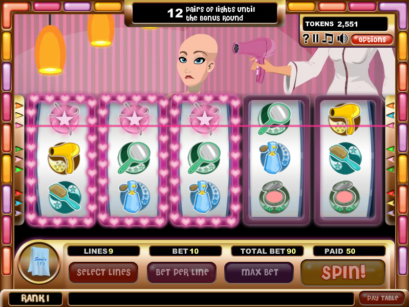Sara's Super Spa: Slots
