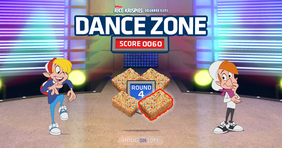 Rice Krispies Squares Bars: Dance Zone