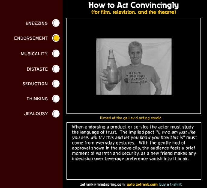 How to Act Convincingly