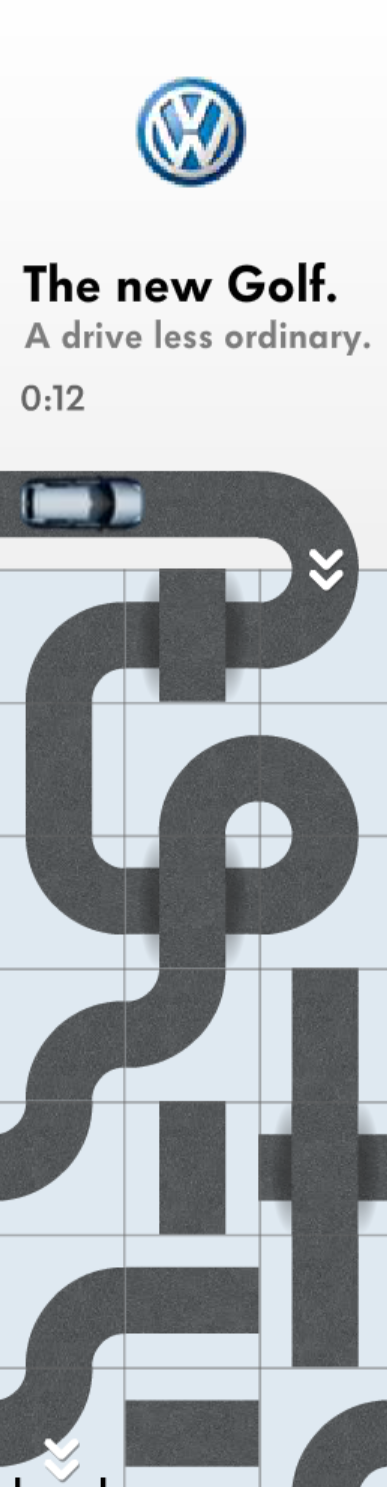 Volkswagen Golf  - Australia Launch Banner Ad