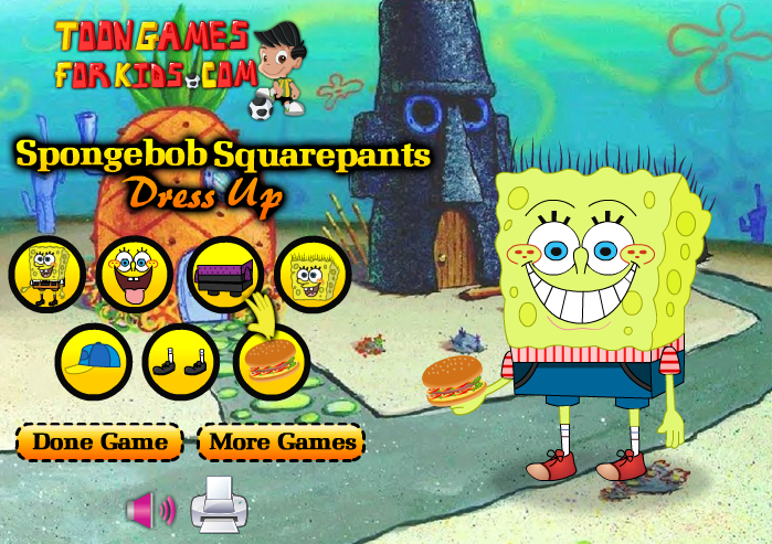 Spongebob Squarepants Dress Up