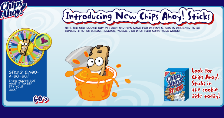 Chips Ahoy Sticks Promo