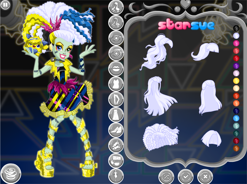 Electrified High Voltage Frankie Stein, Daughter of Frankenstein