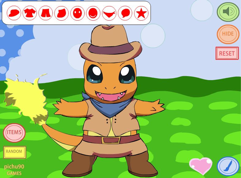 Charmander Dressup '16