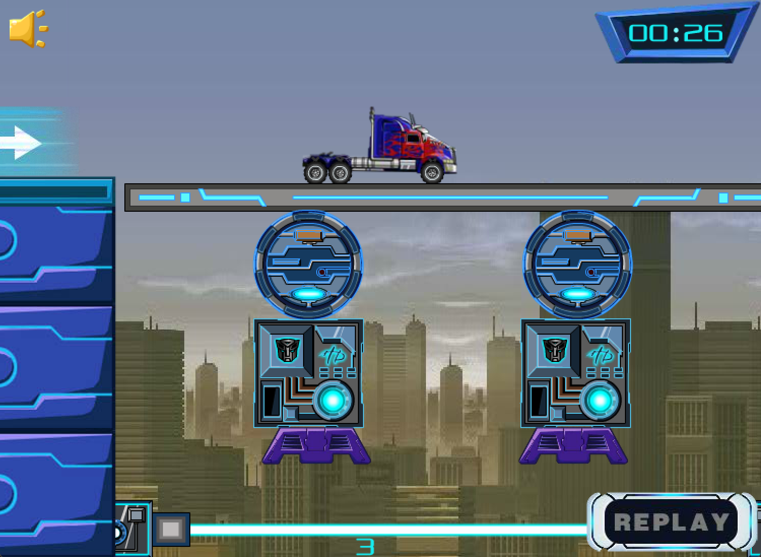 Optimus Crossing Bridge