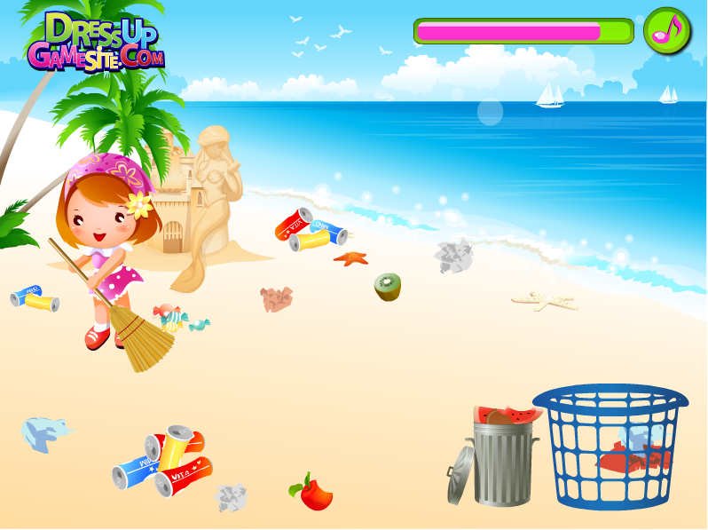 Beach Clean Up Game