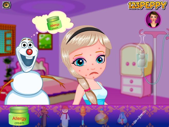 Baby Elsa Skin Allergy