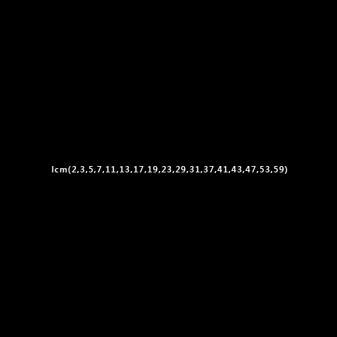 lcm(2,3,5,7,11,13,17,19,23,29,31,37,41,43,47,53,59)