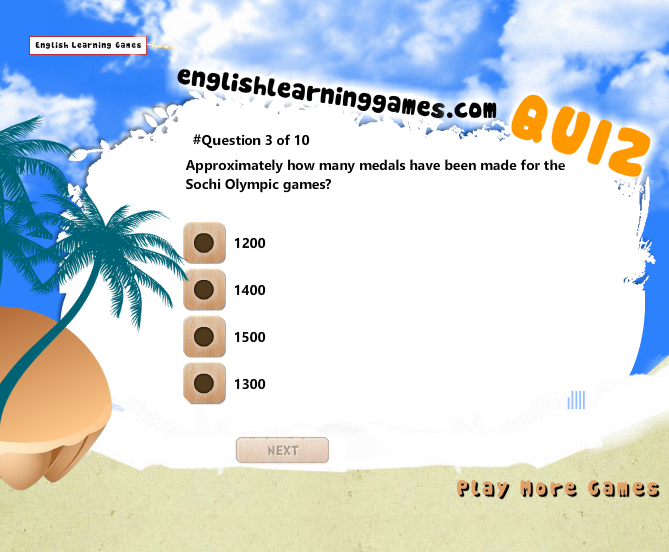 EnglishLearningGames.com Quiz