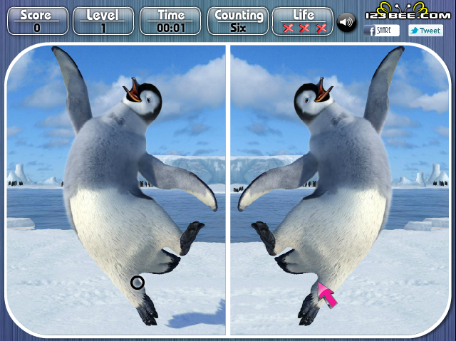 Happy Feet - Spot the Difference