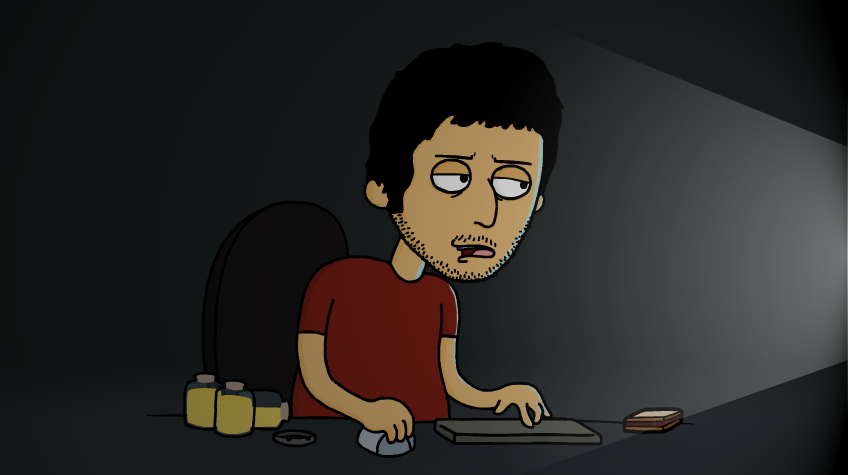 Yotam plays Portal 2