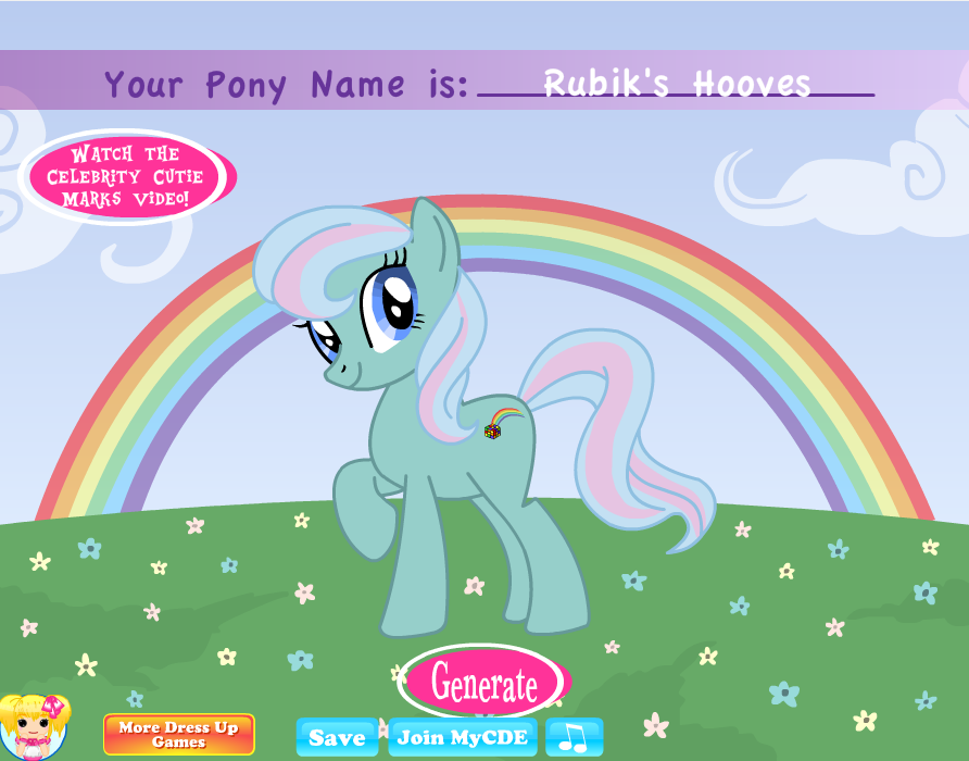 MLP Cutie Mark and Pony Name Generator