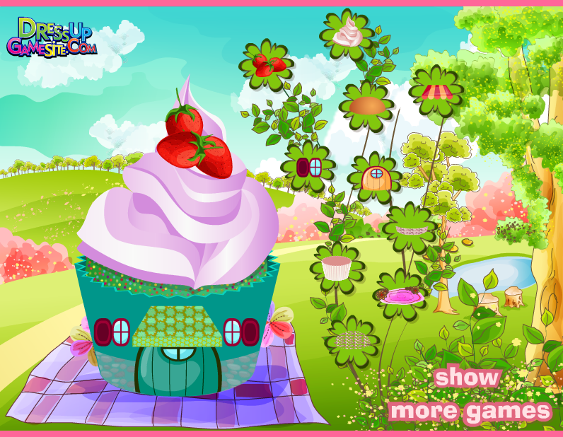 Cupcake House Decorating