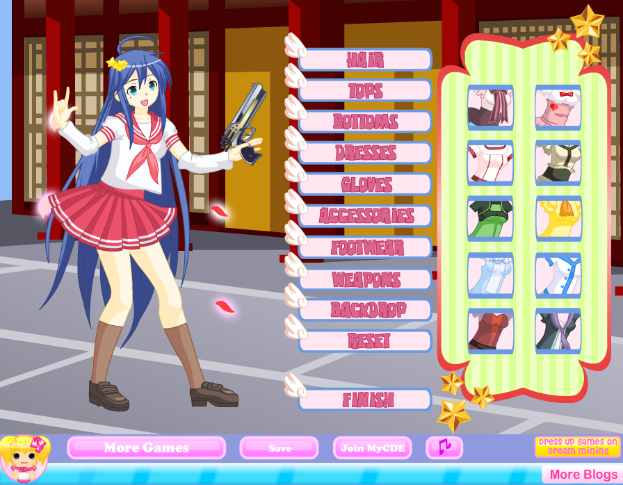 Cosplay Girl Dress Up Game