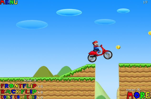 Mario Bros Motobike