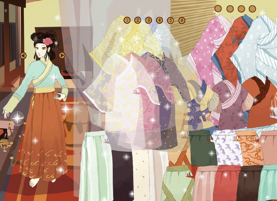 Dress Up Han Beauty Flash Game