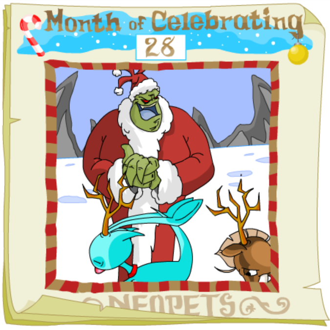 Neopets Advent Calendar 2001: Day 28