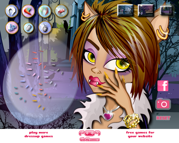 Clawdeen Wolf Manicure