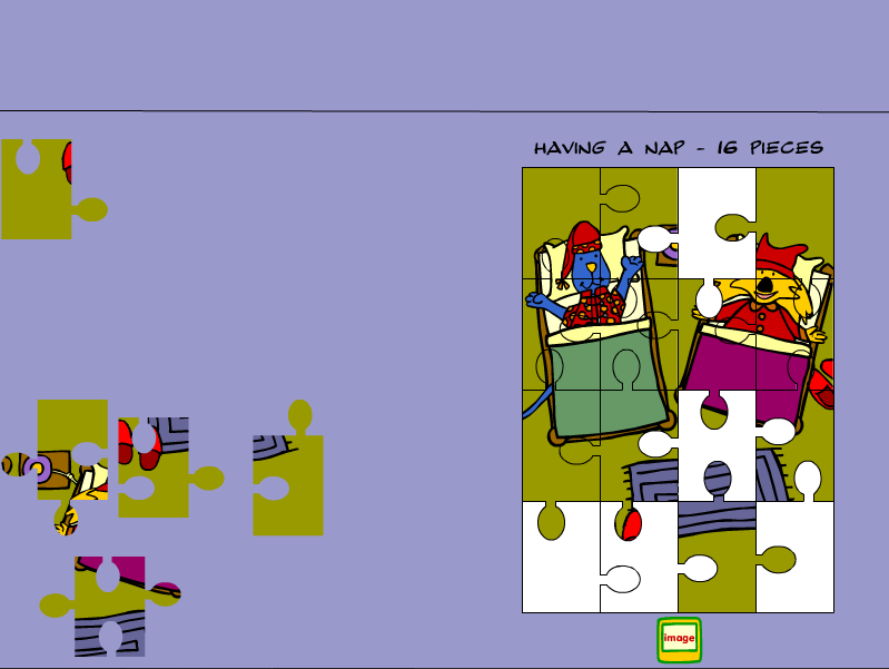 Having A Nap - 16-Piece Puzzle