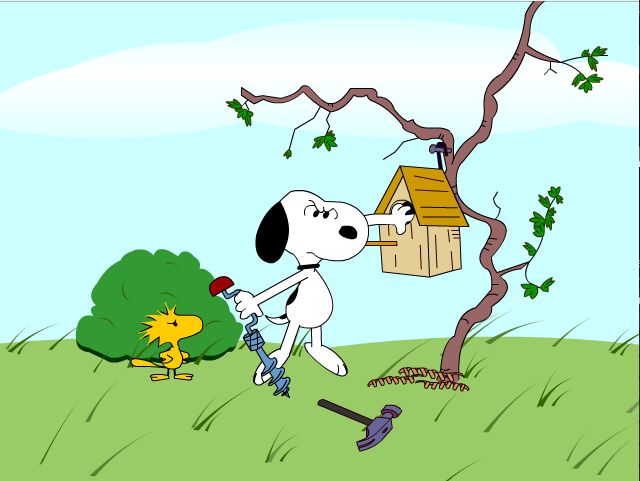 Peanuts: Snoopy and Woodstock in "Snoopy the Realtor"