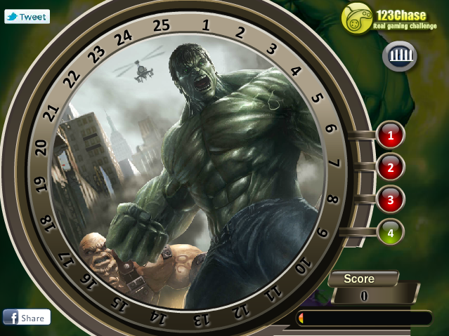 Hulk - Hidden Numbers