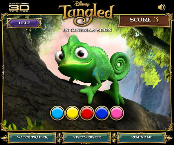 Tangled Chameleon Colour Change