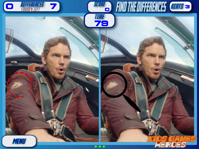 Guardians of the Galaxy: Find the Differences