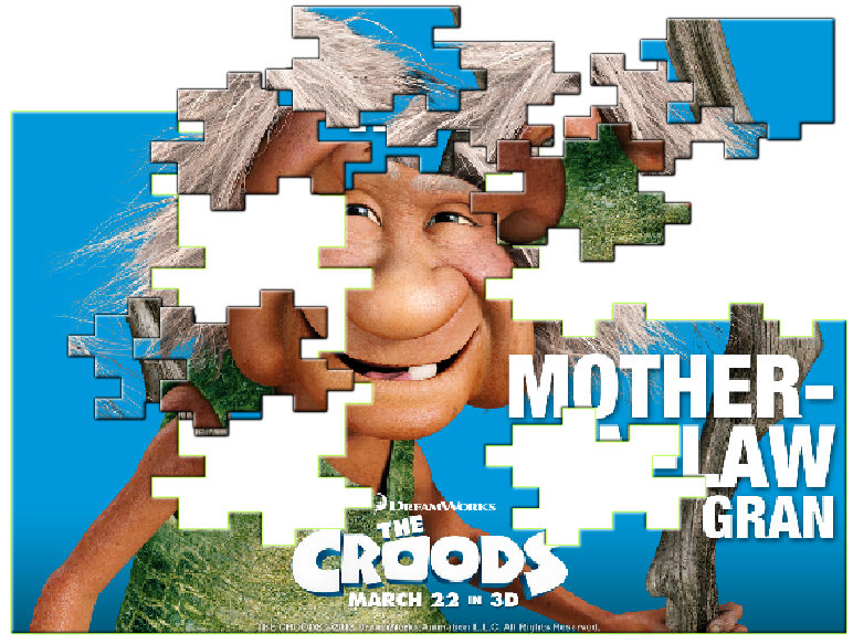 Los Croods – Puzzle Abuela