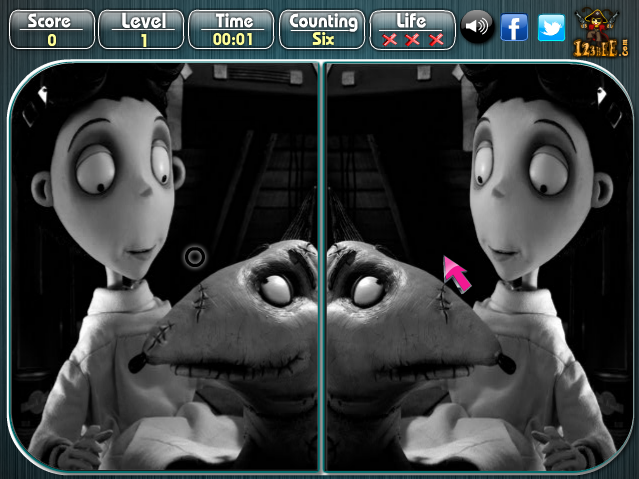 Frankenweenie - Spot the Difference