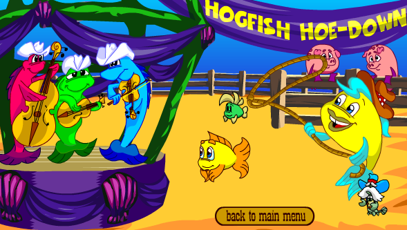 The Freddi Fish Hogfish Hoedown Playground