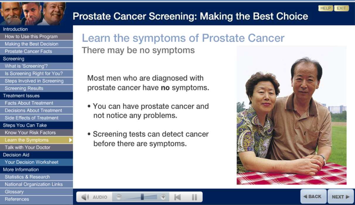 Prostate Cancer Screening: Making the Best Choice