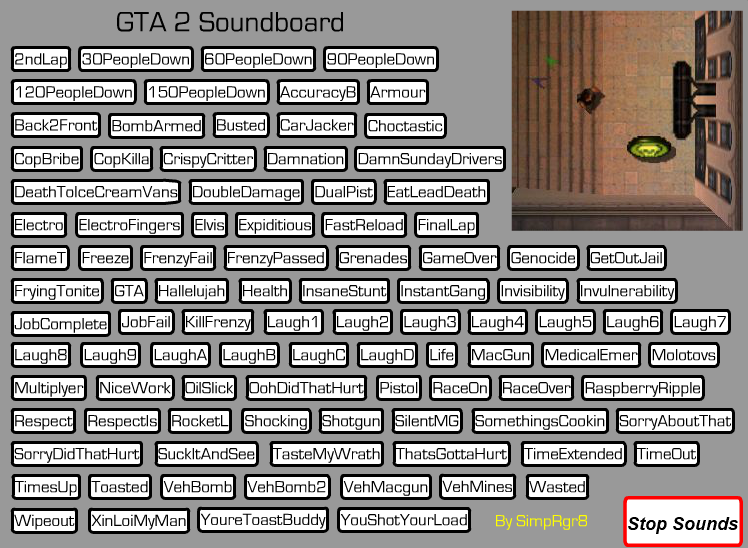 GTA 2 Soundboard