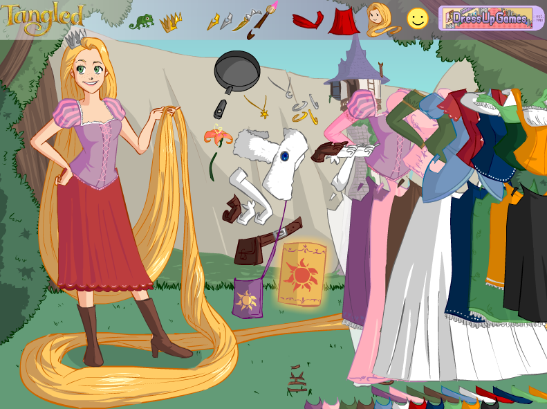 Tangled Dress-Up Game