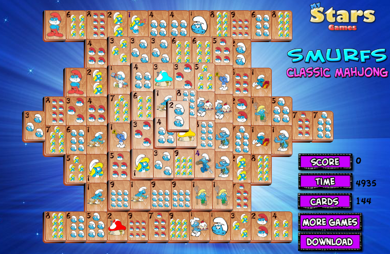 Smurfs Classic Mahjong