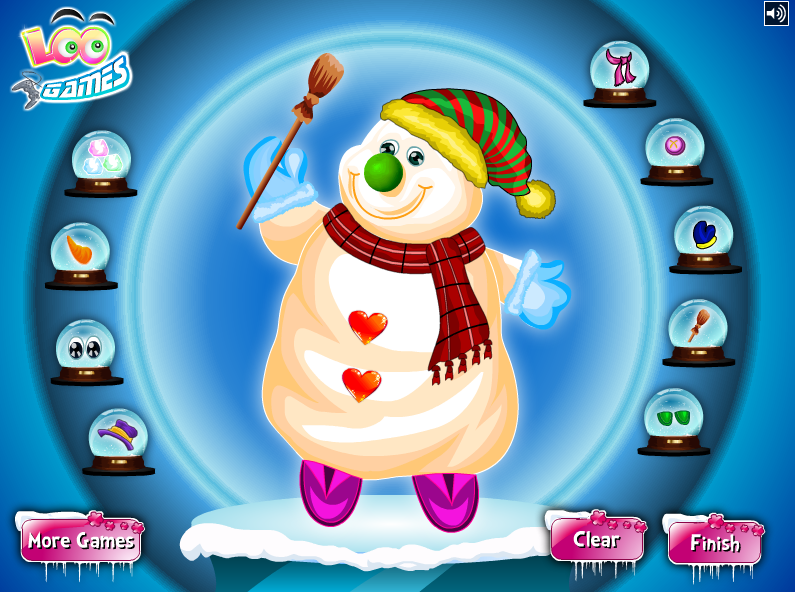 Snowman Dressup