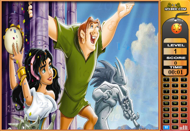 The Hunchback of Notre Dame – Find the Numbers