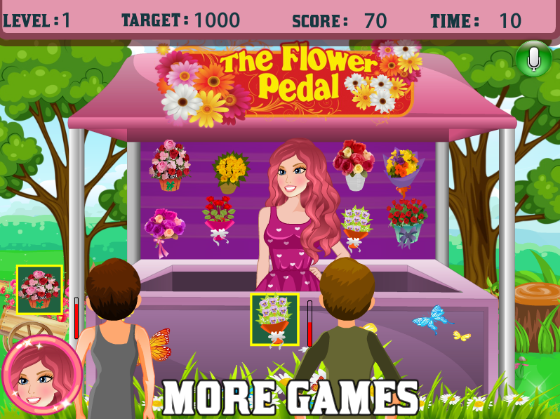 Barbie Flower Pedal Shop